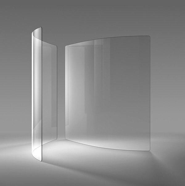 Different Types Of Glass - curved glass 
